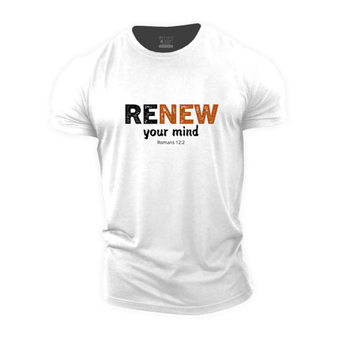 Men's Renew Your Mind Cotton T-Shirt
